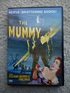 THE MUMMY CHRISTOPHER LEE PETER CUSHING HAMMER HORROR DVD RARE ENGLISH RELEASE - Picture 1 of 2
