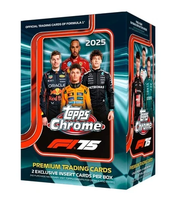2025 Topps F1 Chrome Formula 1 Value Blaster Box SEALED Sigillato PREORDER