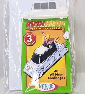 RUSH HOUR 3 Expansion Card Set Use With Rush Hour Traffic Jam Logic Puzzle  - Image 1 of 3
