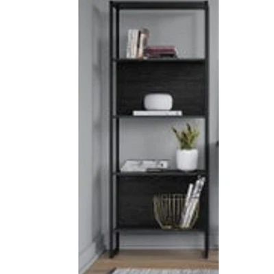 Paulo 4 Shelf Bookshelf  Project 62 Modern Elegant Sleek Design NEW - Image 1 of 2