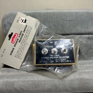 Vintage Calrad 40-468 SW-15 Trinaural Stereo Lautsprecher 3-Wege Wahlschalter LESEN - Bild 1 von 6