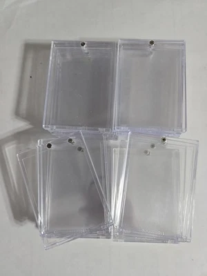 Twenty (20) Ultra Pro Hard Screw Down Cases Used Various Thickness - Image 1 of 4