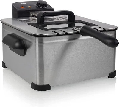 Friggitrice Doppia, 1 Cestello Grande E 2 Piccoli, Volume 5 L, FR-6949 - Immagine 1 di 4