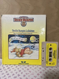 “Teddy Ruxpin Lullabies” cassette tape and Book Rare HTF Vintage Rare - Picture 1 of 8