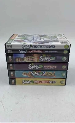 EA The Sims 2 And 3 Video Games Expansion Packs Collection For PC Lot Of 6 - Image 1 of 4