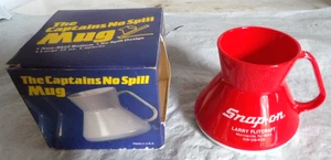 NOS Vintage Snap-on Dealer Only No Spill Coffee Mug "THE CAPTAINS NO SPILL MUG" - Picture 1 of 4