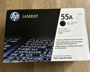 Cartucho de tóner genuino HP CE255A HP 55A negro paquete sellado/caja abierta - Imagen 1 de 10