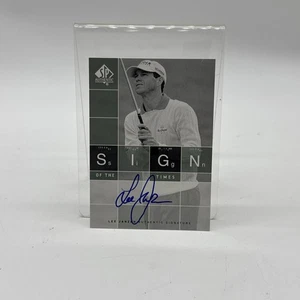 Lee Janzen 2002 Upper Deck SP Authentic #ST-LJ Sign of Times ~ Auto On Card - Bild 1 von 6