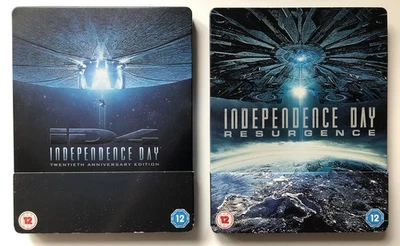 Independence Day & Resurgence 3D (Blu-ray) Steelbooks, GREAT CONDITION - Image 1 of 4