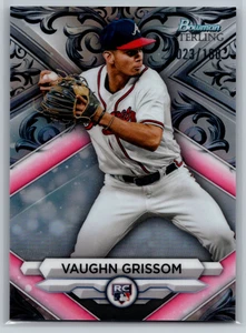 Vaughn Grissom 2023 Bowman Sterling Silver Refractor Rookie /100 BSR-38 - Picture 1 of 2