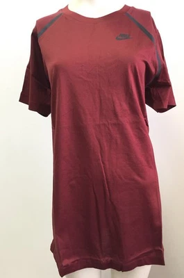 Camiseta Nike Feminina Sportswear Manga Curta, Roupa Esportiva, Vermelha/Preta, G - Imagem 1 de 4