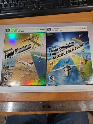 Microsoft Flight Simulator X: Deluxe edition + Acceleration Expansion PC  - Image 1 of 4