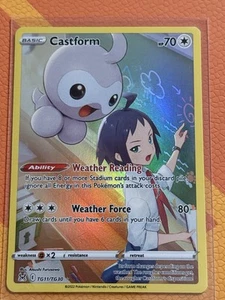 Castform TG11/TG30 Swsh11: Lost Origin Trainer Gallery Holo - Picture 1 of 3