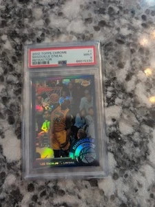2002-03  Shaquille O’Neal Topps Chrome Refractor #1 PSA 9 Parallel SP Lakers HOF - Picture 1 of 10