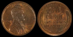 1917 Lincoln Wheat Penny • Moneta da un centesimo vintage USA rame storico Philadelphia - Foto 1 di 3