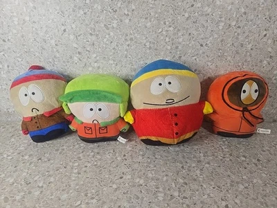 LOTE de 4 juguetes de peluche South Park Cartman Kyle Stan Kenny Foto 1 de 4