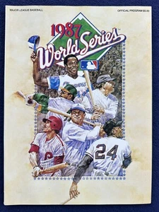 Programa de recuerdo/tarjeta de mando/gemelos sobre cardenales de la Serie Mundial 1987 de colección - Imagen 1 de 16