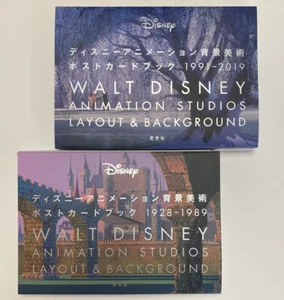 Walt Disney Animation Studio Layout & Backgraund POST CARDs Book Set 24pcs*2 - Picture 1 of 15