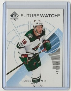 2017 2017-18 SP Authentic #152 Luke Kunin Future Watch Rookie 447/999 Minnesota