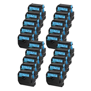 20×Compatible Brother P-Touch M-K531 M531 Ruban étiqueteuse Noir sur bleu 12mm - Zdjęcie 1 z 5
