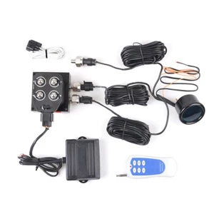 Air Ride Suspension Manifold Solenoid Valve Controller Kit With Pressure Gauge - Picture 1 of 9