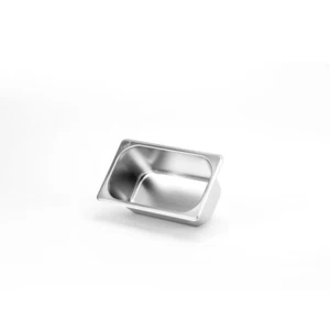 2X 1/9 Stainless Steel Brain Marie GN Steam Tray Pan Container Food 10cm depth - Picture 1 of 12