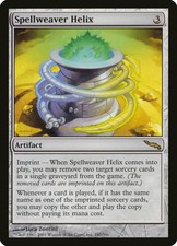 1X Spellweaver Helix Mirrodin EX FOIL Spanish MTG CARD