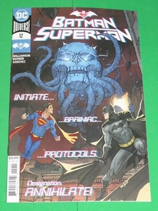 2020 BATMAN SUPERMAN #12 FIRST Print WILLIAMSON BRAINIAC DC UNIVERSE COMICS! - Picture 1 of 8