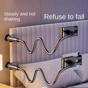 Long Lazy Arm Mount Mobile Phone Holder For Android iPhone Bed Desk Clamp Stand  - Picture 1 of 23