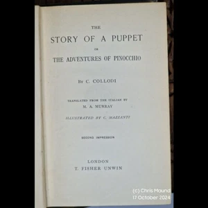 1892 1st Edtn/2nd Prnt THE ADVENTURES OF PINOCCHIO Carlo Collodi - Picture 1 of 19