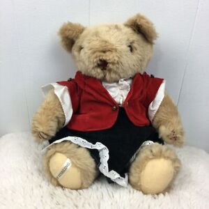 1986 Vintage Gorham Lady Sterling 12" Teddy Bear British Clothing