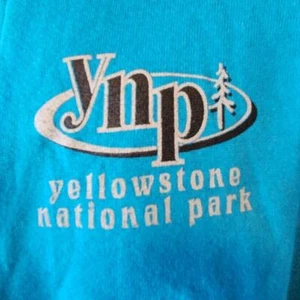 Mens XL Vintage Yellow Stone National Park Quarter zip sweater - Picture 1 of 4