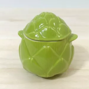 Le Creuset artichoke Mini Cocotte Vegetable Series Stoneware casserole used - Picture 1 of 3