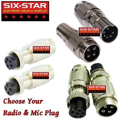 Mic Adapter Converts Any Cobra Wired Mic To Most Cb & 10 Meter Radios See Menu • 8.50$