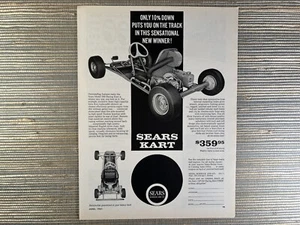 Go Kart de carreras Sear modelo 300 1961 anuncio impreso vintage - Imagen 1 de 1