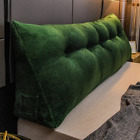 Warm Big Long Wedge Pillow Bedside Cushion Tatami Bed Headrest 0.9/1.2/1.5/1.8M