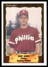 1990 PROCARDS READING PHILLIES ANDY ASHBY #1211