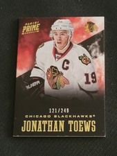 2012-13 PANINI PRIME JONATHAN TOEWS #95 #ed 121/249