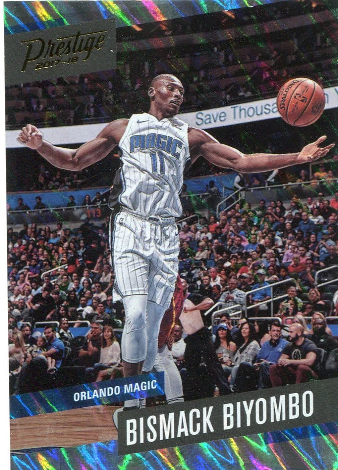 2017-18 PRESTIGE MIST PARALLELS BISMACK BIYOMBO ORLANDO MAGIC - Image 1 of 2