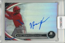 2013 Bowman Platinum Prospect Autographs Mf / Maikel Franco