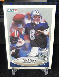 1990 Fleer Troy Aikman Dallas Cowboys #384