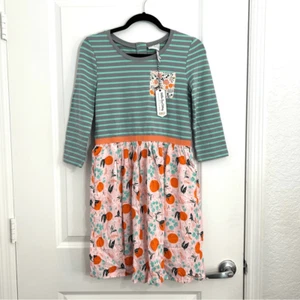 435 Matilda Jane x Joanna Gaines Stripes Clementine Freshed Squeezed Dress 16 - Picture 1 of 7