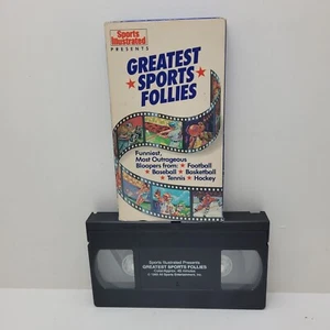 Sports Illustrated Presents - Greatest Sports Follies (VHS 1989) NFL NBA MLB - Picture 1 of 9