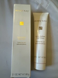 MARY KAY EXTRA EMOLLIENT NIGHT CREAM~FULL SIZE 2.1 Oz~FACE & BODY! #4258 - Picture 1 of 11