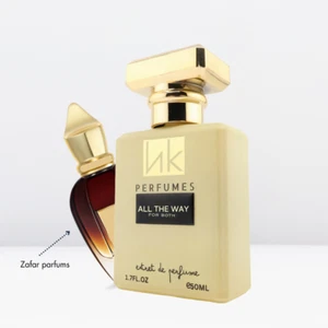 PERFUMES HK All The Way Fragancias Unisex Inspiradas en Zafar Eau de 1.7 Fl Oz - Imagen 1 de 3