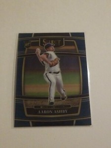 2022 Panini Select Aaron Ashby Rookie Concourse Blue #10 Brewers RC