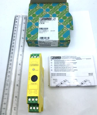 Phoenix Contact Safety Relay PSR-SCP 24DC/FSP/1X1/1X2 3006091164 NIB - Image 1 of 4