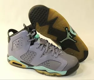 Scarpe da bambina Nike Air Jordan sneakers basket 6 anni retrò GG 'Ferro viola 6 VI NY - Foto 1 di 12