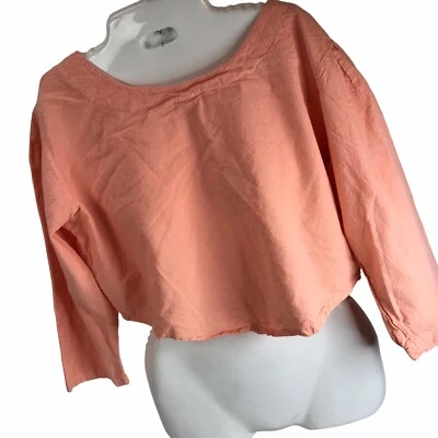 Gruesas Energie Bi grandes vintage años 80 peekaboo espalda melocotón naranja Foto 1 de 4