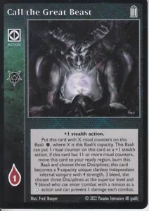 Call the Great Beast VTES CCG DTC - Picture 1 of 1